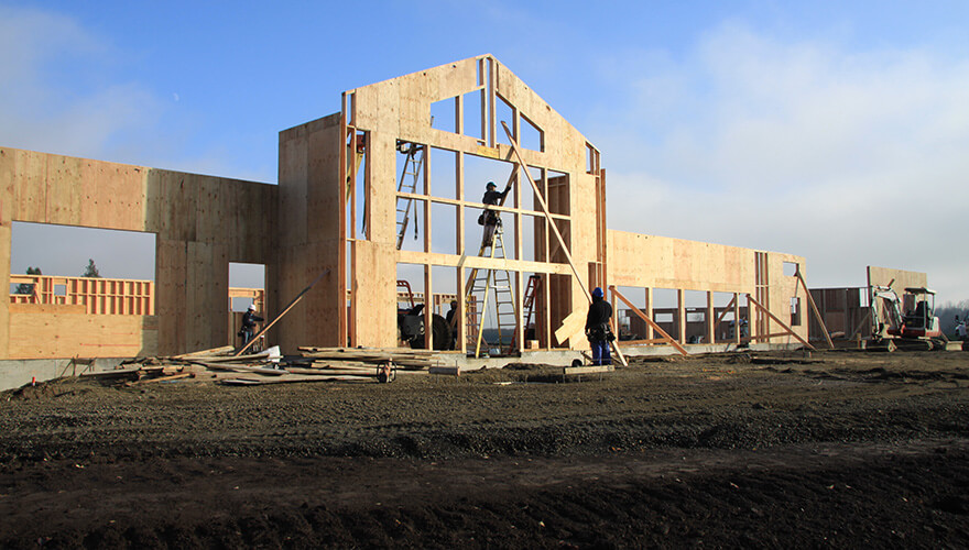 wooden posts for clubhouse